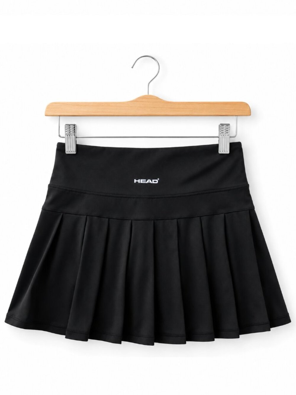 HEAD Pleated Tennis / Pickleball Teammate Panel Skort / Skirt - Black | Size XS